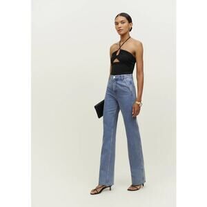 NEW Reformation Brynn High Rise Wide Leg Jeans Size 28